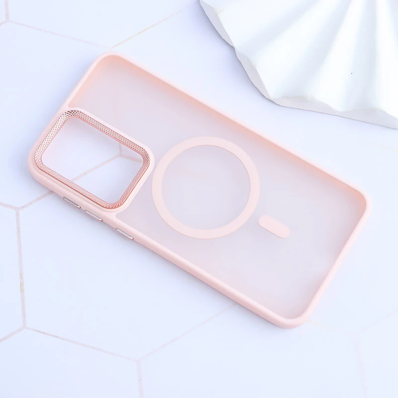 قاب PC مگ سیف سامسونگ Galaxy A36 پشت مات محافظ لنز متال