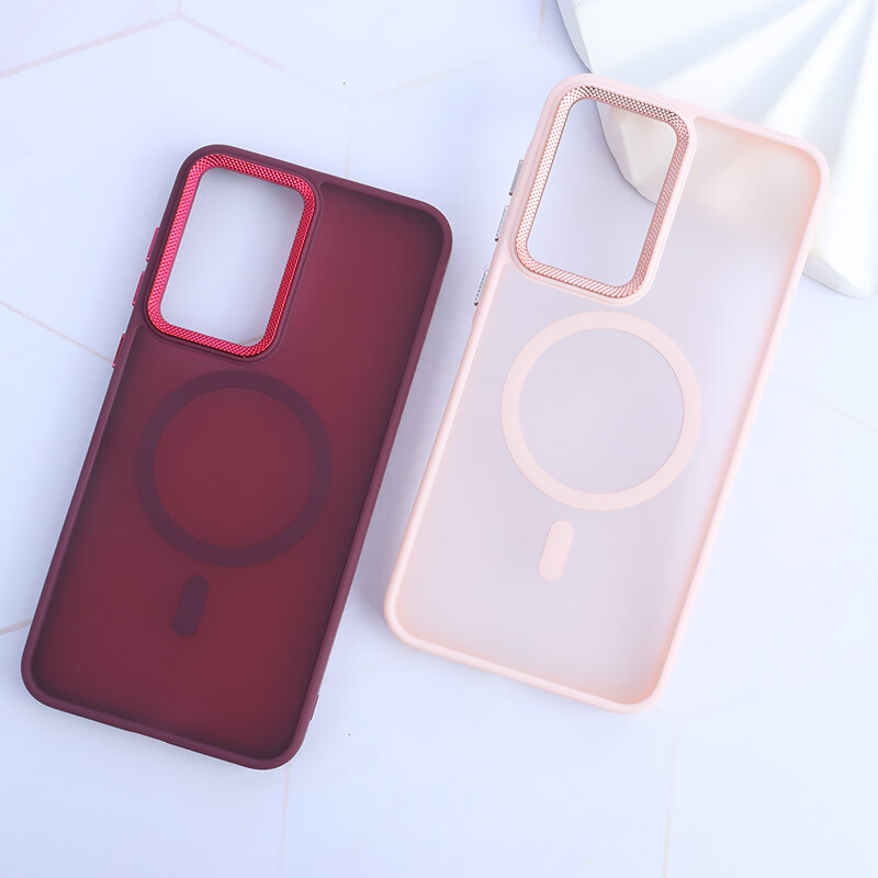 قاب PC مگ سیف سامسونگ Galaxy A36 پشت مات محافظ لنز متال