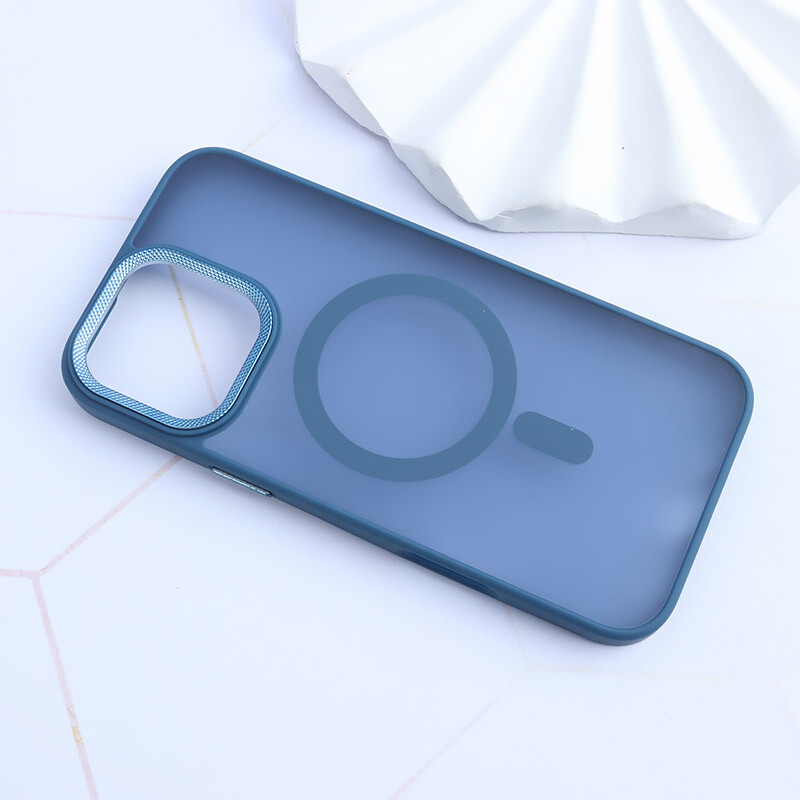 قاب PC مگ سیف آیفون iPhone 16 Pro Max پشت مات محافظ لنز متال