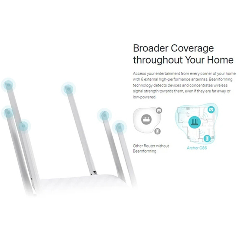 روتر بی سیم تی پی لینک AC1900 Archer C86