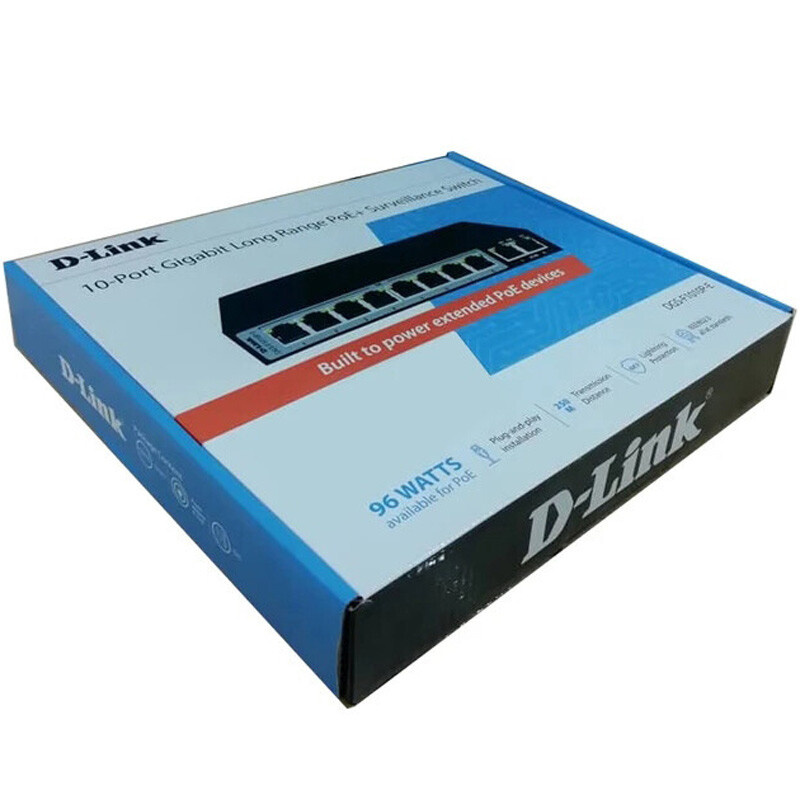 سوییچ 10 پورت POE دی لینک DGS-F1010P-E