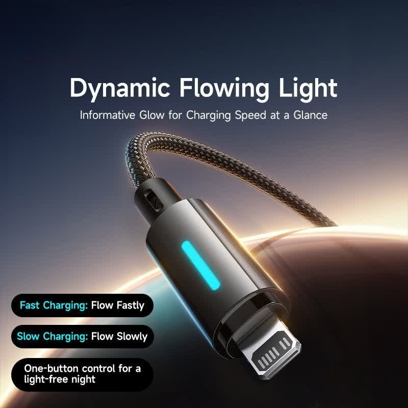 کابل تایپ سی به لایتنینگ فست شارژ 20 وات باسئوس Lit P10379001121 طول 1 متر