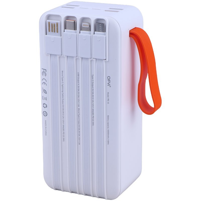 پاور بانک فست شارژ اوفی PB-10 QC PD 22.5W ظرفیت 40000 میلی آمپر ساعت