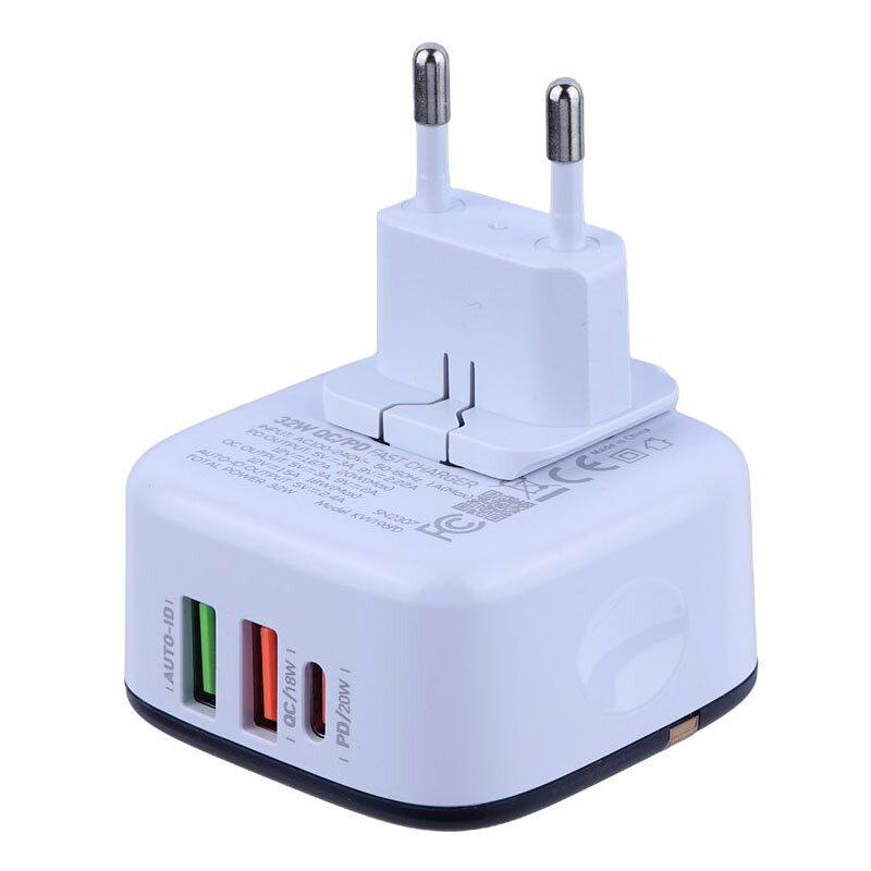 شارژر دیواری 20 وات کینگ استار KW196PD QC3.0 PD 3A + کابل تایپ سی