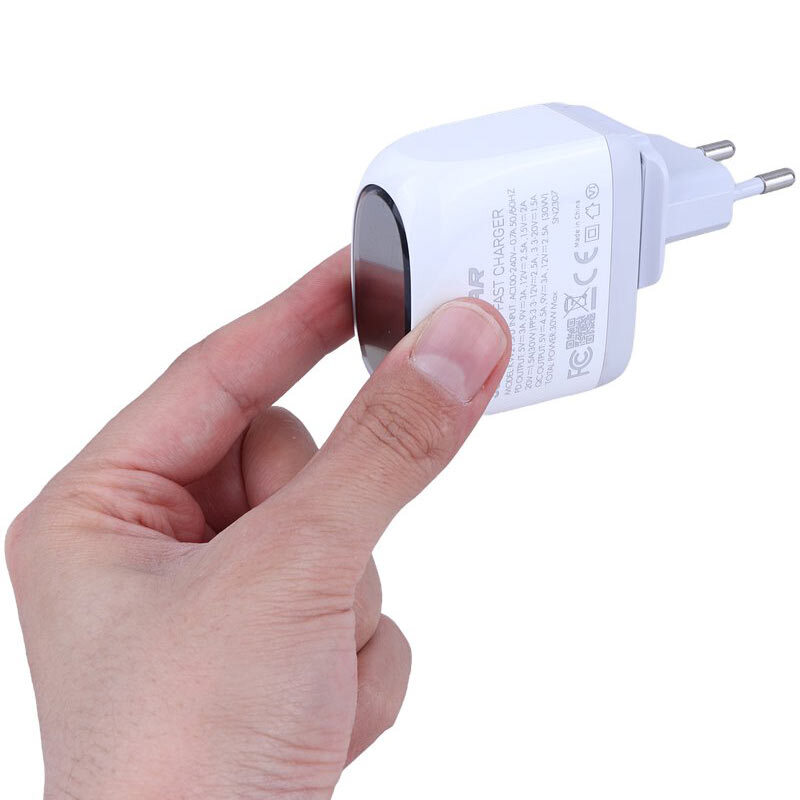 شارژر دیواری 30 وات کینگ استار KW215PD QC3.0 PD 4.5A + کابل تایپ سی