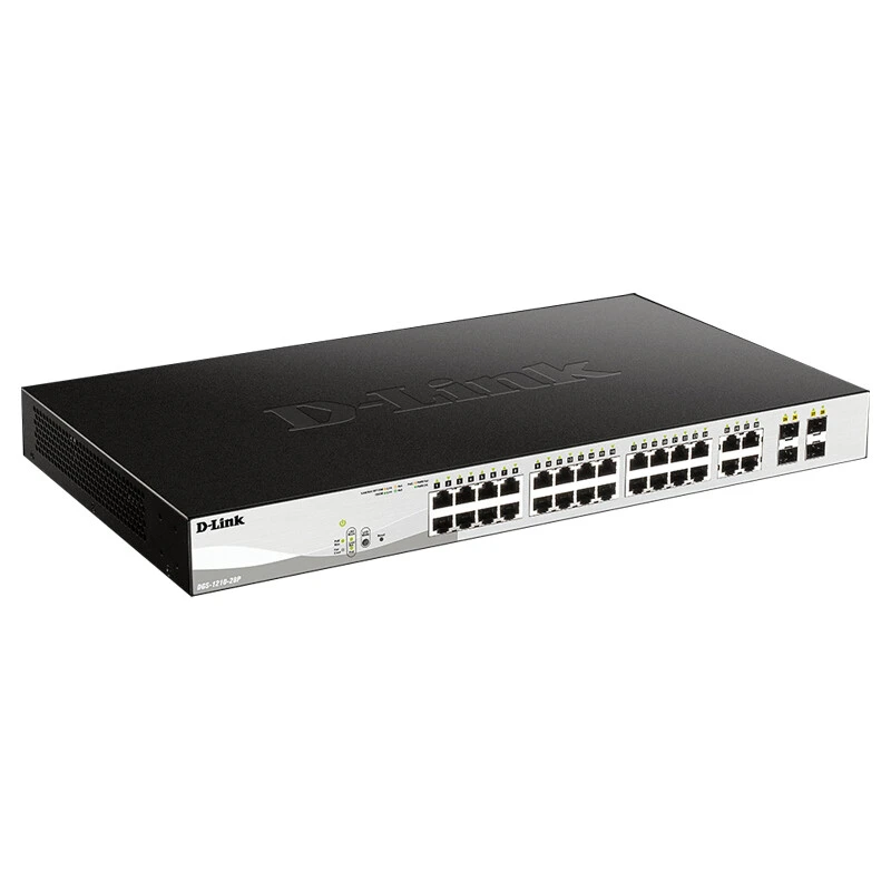 سوییچ 28 پورت POE دی لینک DGS-1210-28P