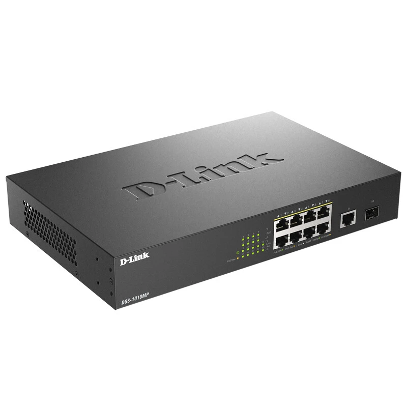 سوییچ 10 پورت POE دی لینک DGS-1010MP