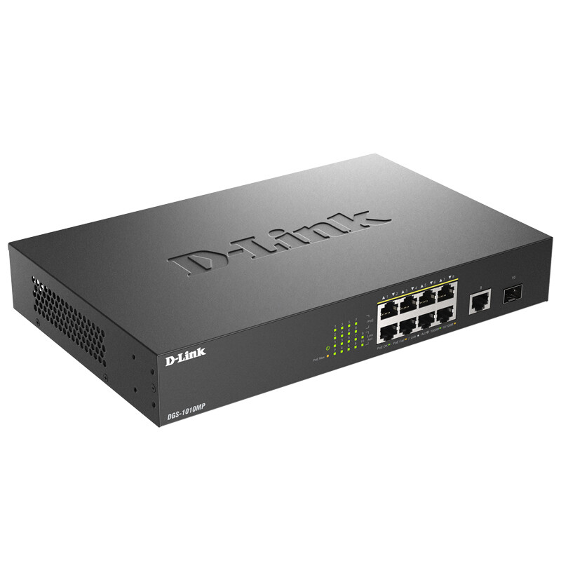 سوییچ 10 پورت POE دی لینک DGS-1010MP
