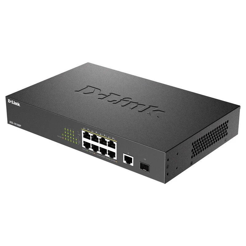 سوییچ 10 پورت POE دی لینک DGS-1010MP