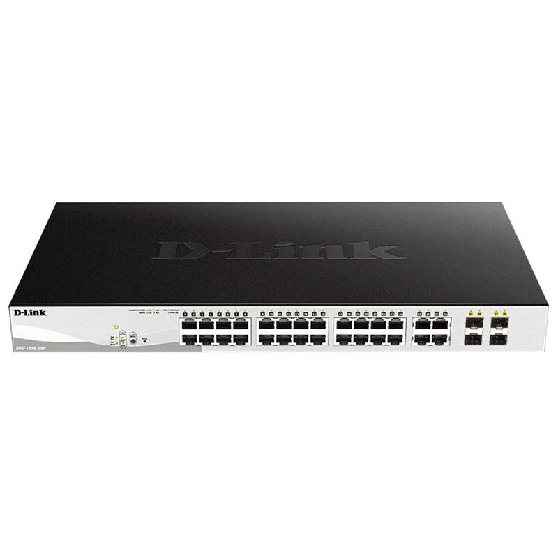 سوییچ 28 پورت POE دی لینک DGS-1210-28P