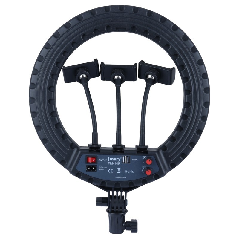 رینگ لایت 14 اینچ جی ماری FM-14R