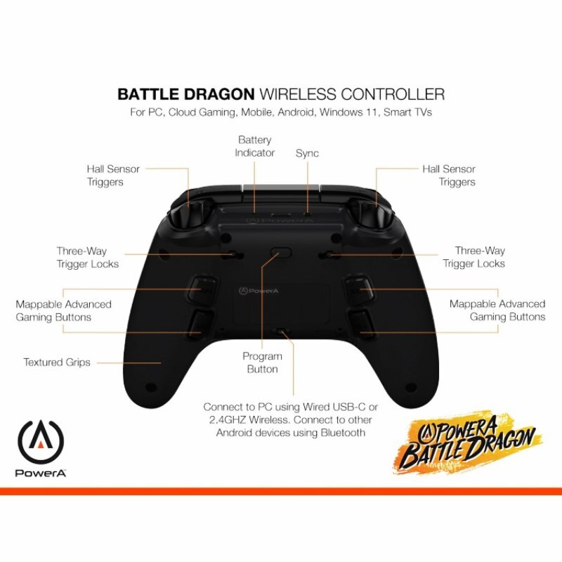 دسته بازی بی سیم PowerA Power Battle Dragon