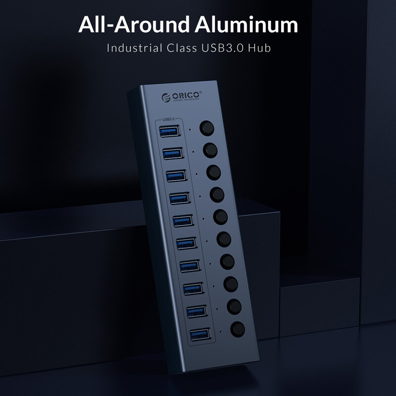 هاب 10 پورت USB3.0 اوریکو BT2U3-10AB