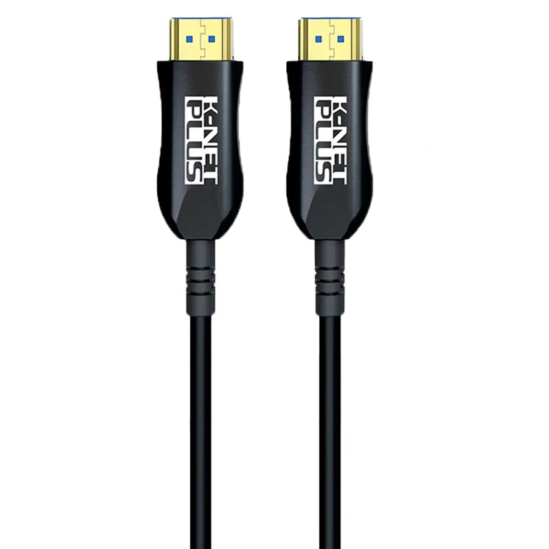 کابل HDMI 4K فیبر نوری کی نت پلاس KP-A146 طول 40 متر