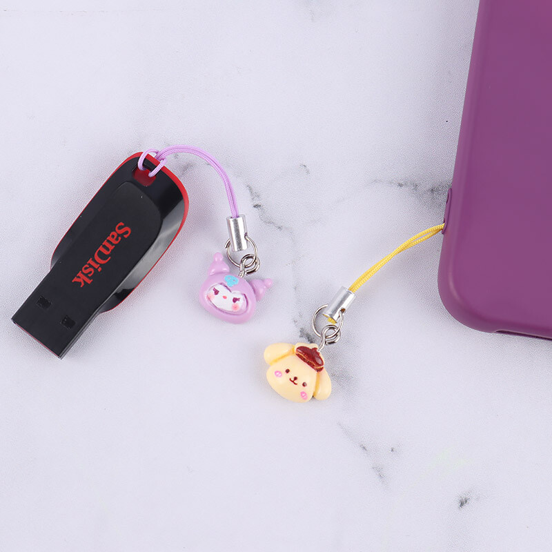 آویز فلش و موبایل طرح شخصیت های کارتونی