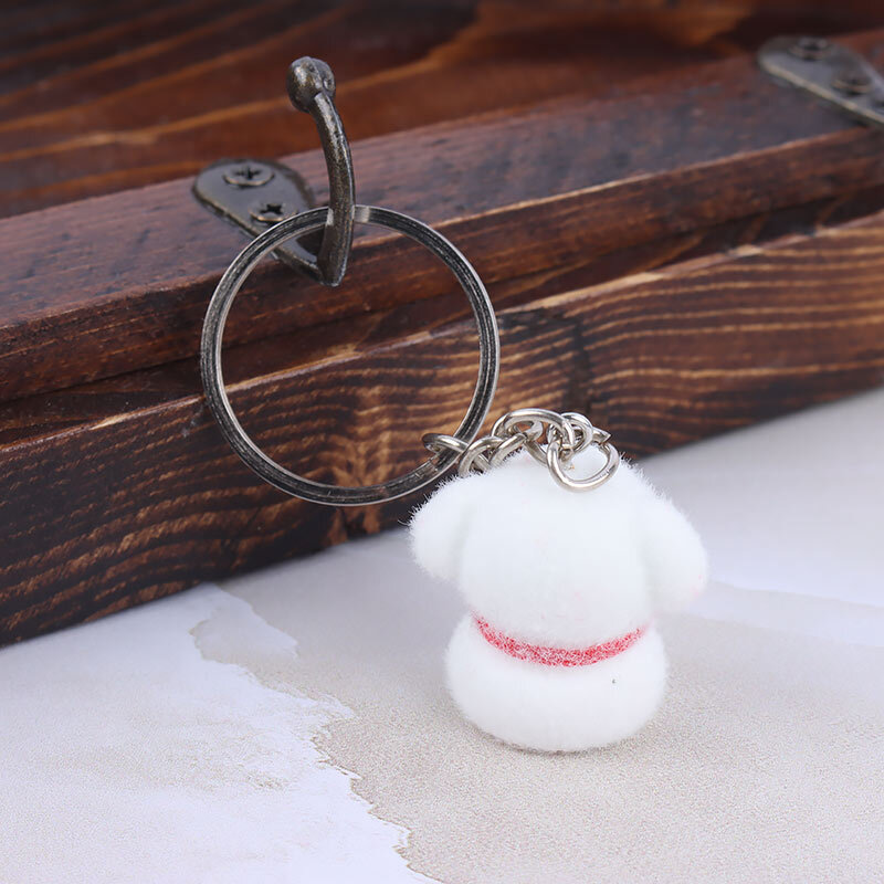 جاکلیدی مخملی سگ شال گردن دار