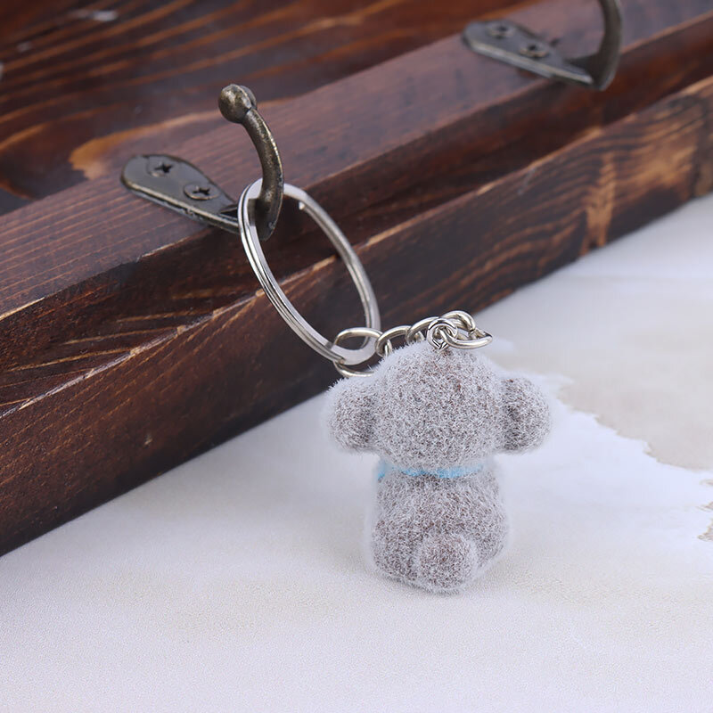 جاکلیدی مخملی سگ طوسی