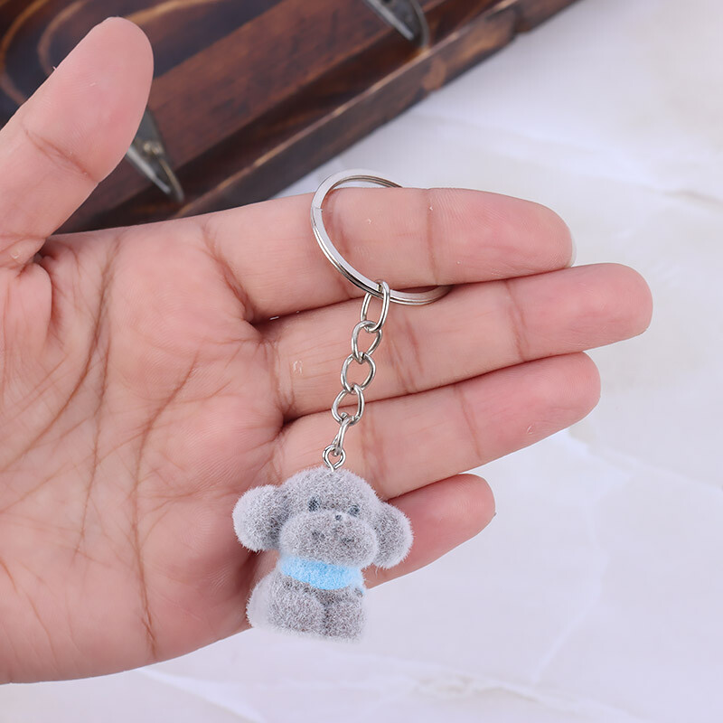 جاکلیدی مخملی سگ طوسی