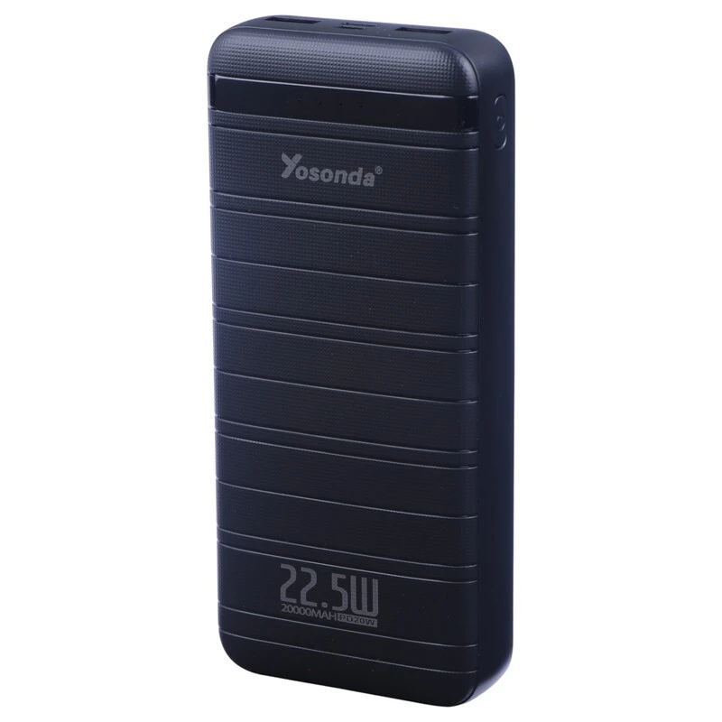 پاور بانک فست شارژ یوسوندا YXD-A195 QC3.0 PD 22.5W ظرفیت 20000 میلی آمپر ساعت