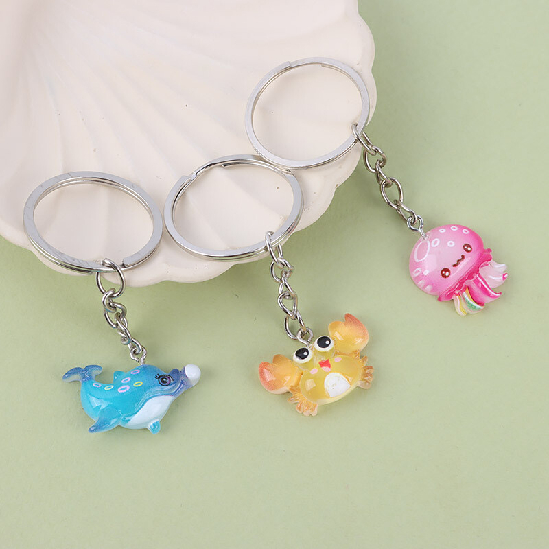 جاکلیدی سرامیکی طرح موجودات دریایی