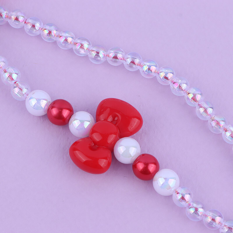 آویز فلش و موبایل کریستالی توت فرنگی قرمز