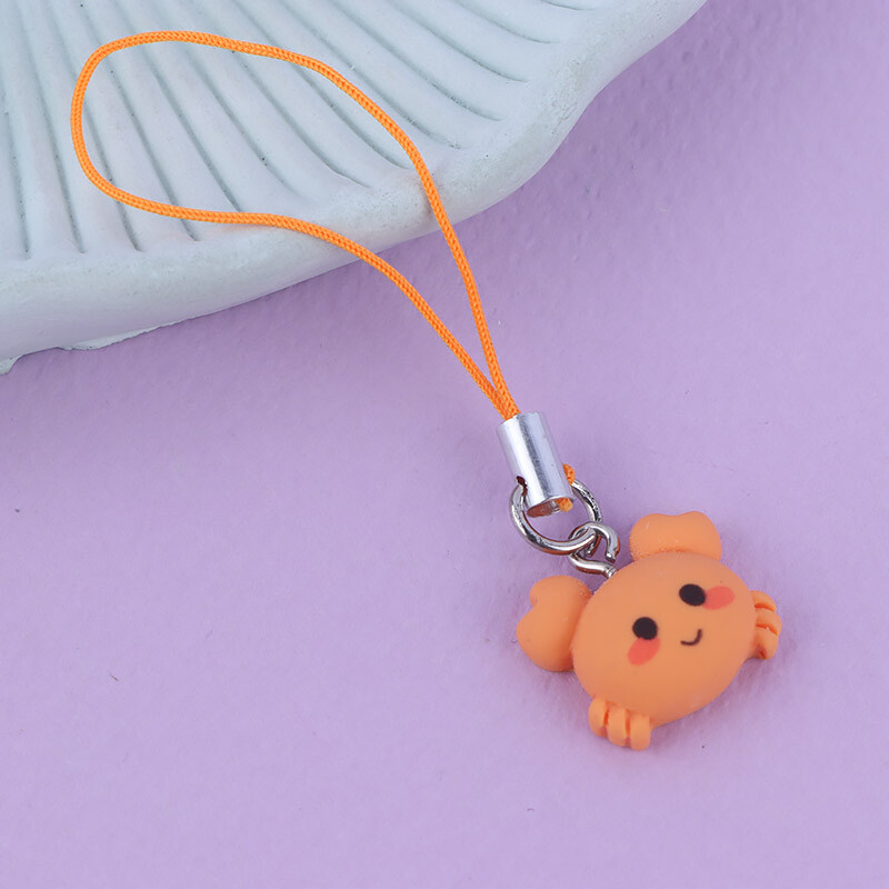 آویز فلش و موبایل فانتری نارنجی