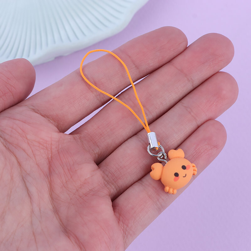 آویز فلش و موبایل فانتری نارنجی