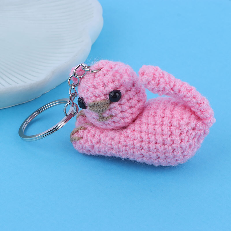 جاکلیدی بافتنی طرح گربه