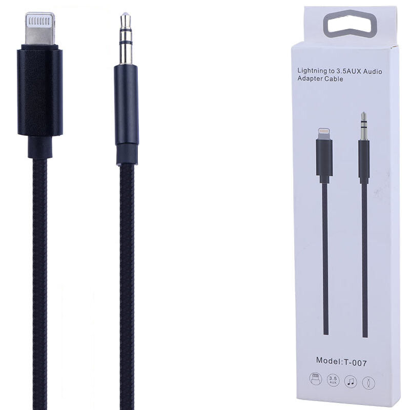 کابل تبدیل Lightning به T-007 AUX طول 1 متر