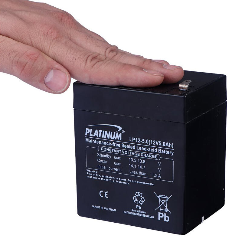 باتری 12 ولت 5000 میلی آمپر پلاتینیوم LP12