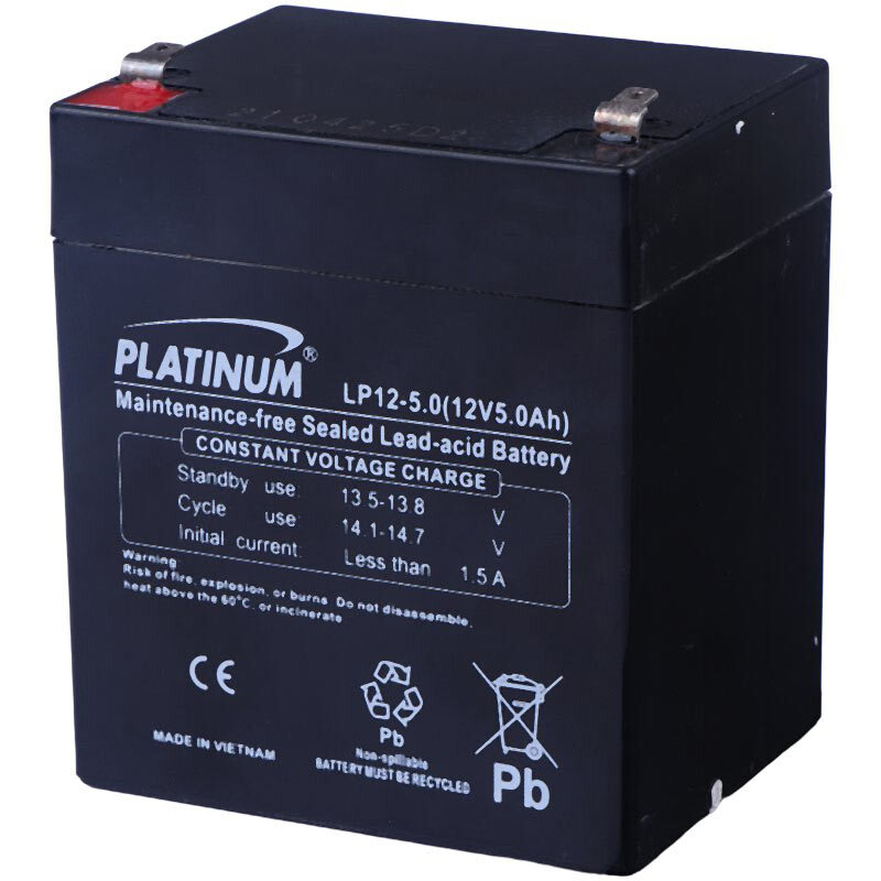 باتری 12 ولت 5000 میلی آمپر پلاتینیوم LP12