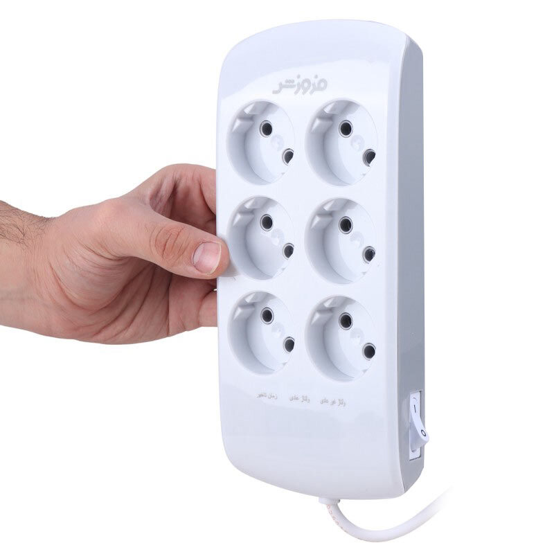 محافظ برق دیجیتال کامپیوتر و صوتی تصویری 6 خانه فروزش Lotus LT600D با کابل 1.8 متری