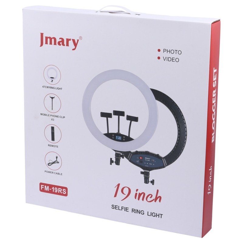 رینگ لایت 19 اینچ جی ماری FM-19RS