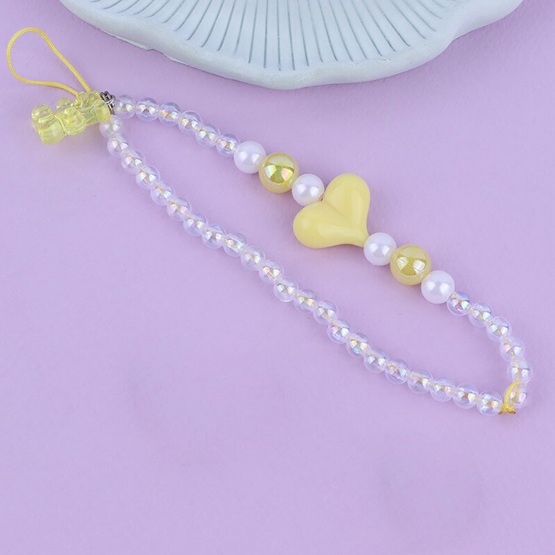 آویز فلش و موبایل کریستالی قلب