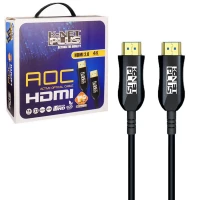 کابل HDMI 4K فیبر نوری کی نت پلاس KP-A147 طول 50 متر