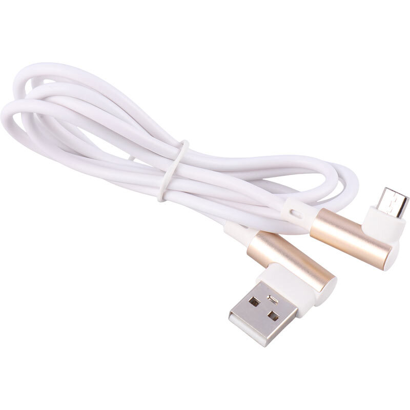 کابل میکرو یو اس بی فست شارژ Shoosh SH245A 3A 1.1m دو سر L