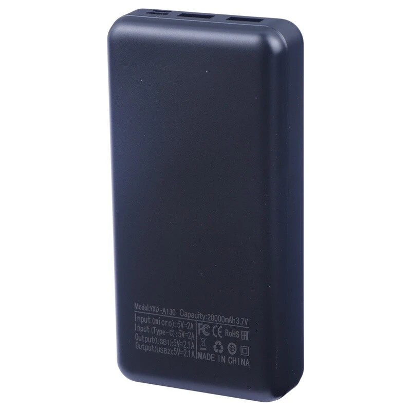 پاور بانک یوسوندا YXD-A130 10W ظرفیت 20000 میلی آمپر ساعت
