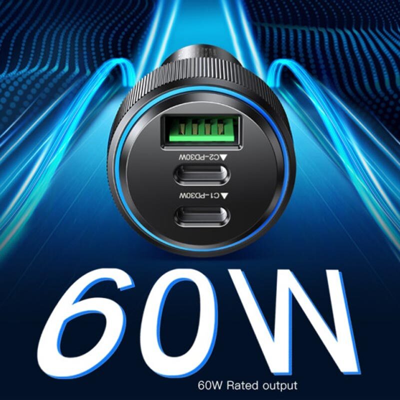 شارژر فندکی 30 وات یسیدو Y50