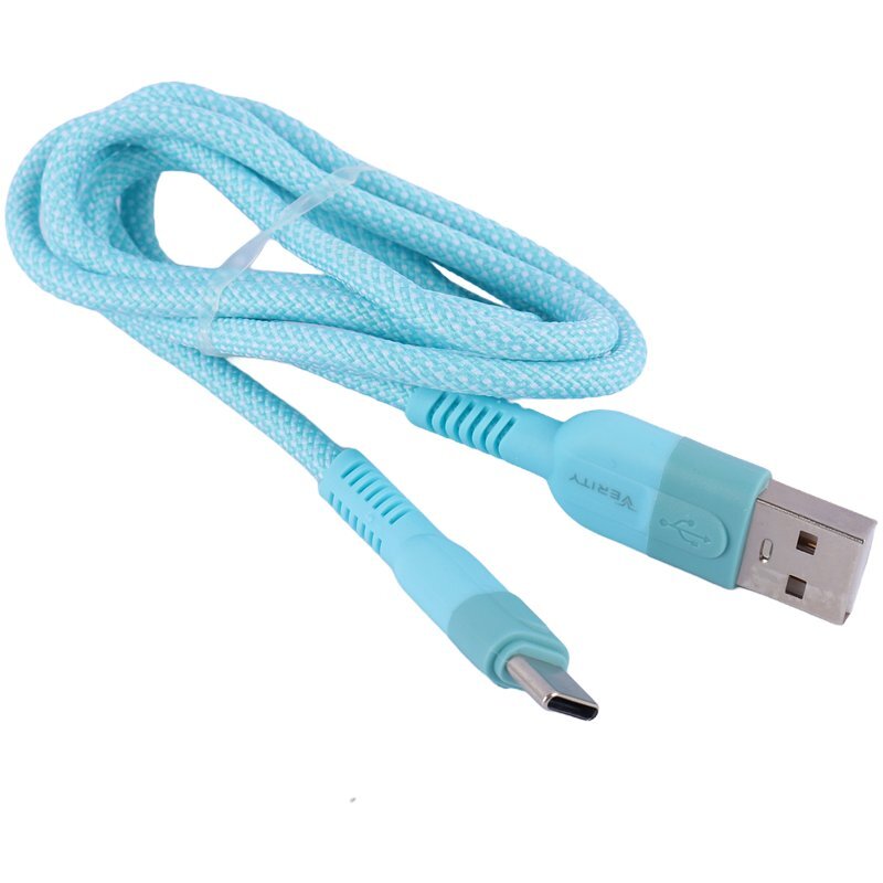 کابل تایپ سی فست شارژ 65 وات وریتی CB-3161T-W طول 1 متر