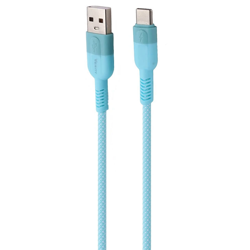 کابل تایپ سی فست شارژ 65 وات وریتی CB-3161T-W طول 1 متر