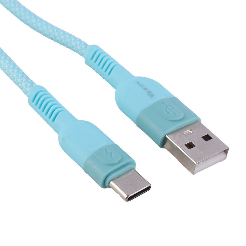 کابل تایپ سی فست شارژ 65 وات وریتی CB-3161T-W طول 1 متر