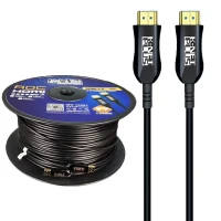 کابل HDMI 4K فیبر نوری کی نت پلاس KP-A154 طول 150 متر