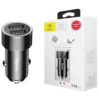 شارژر فندکی فست شارژ Baseus CAXLD-C 3.4A