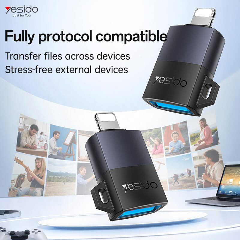 تبدیل USB OTG به لایتنینگ یسیدو GS32