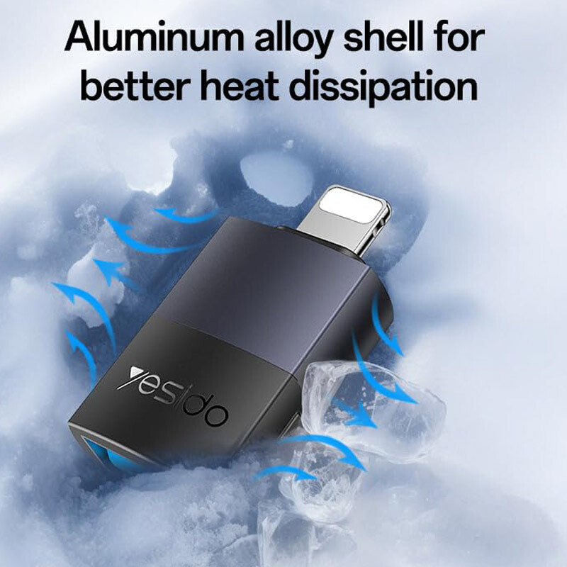 تبدیل USB OTG به لایتنینگ یسیدو GS32