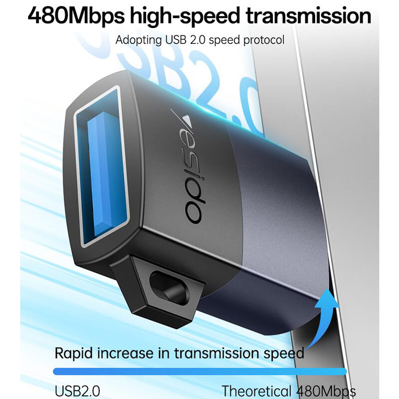 تبدیل USB OTG به لایتنینگ یسیدو GS32