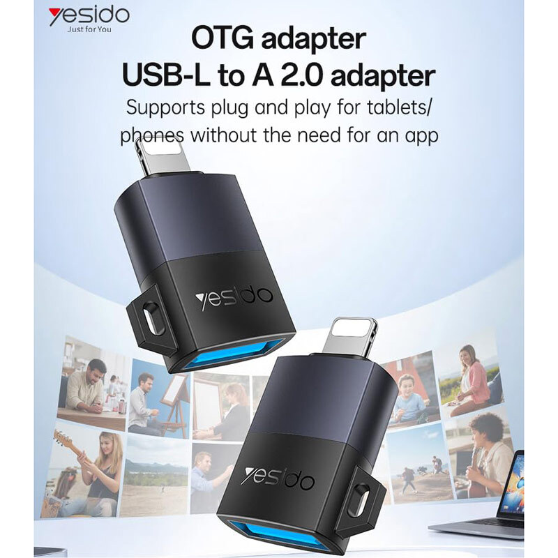 تبدیل USB OTG به لایتنینگ یسیدو GS32