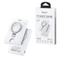 پاور بانک بی سیم فست شارژ یسیدو YP73 PD 20W ظرفیت 5000 میلی آمپر ساعت