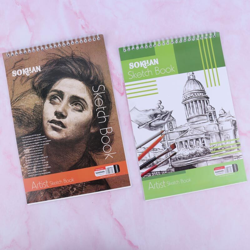 دفتر سیمی پوستی 35 برگ سخن کد 2