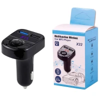 شارژر فندکی + FM Player بلوتوثی X22